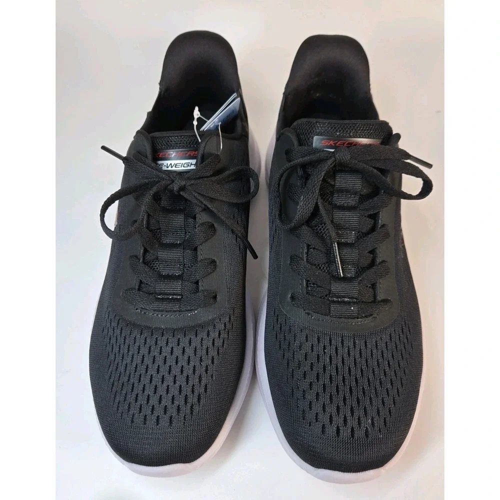 Skechers Hands Free Swift Fit Woman's Sz 9 Lite-Foam Laced Sneakers‎